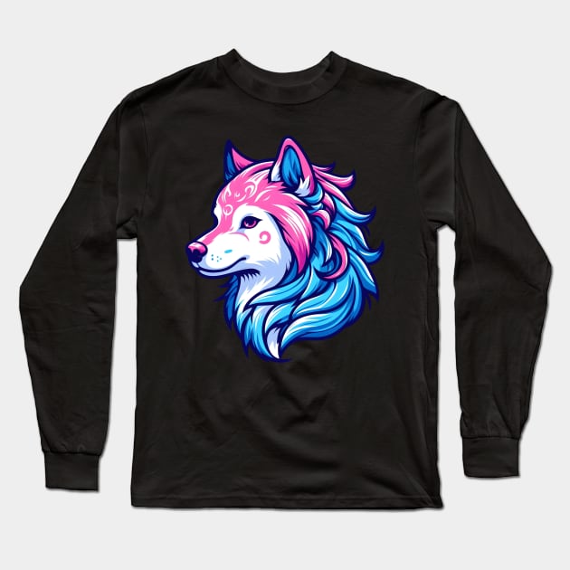 Hairstylist dog for hairdresser Long Sleeve T-Shirt by Japanese Fever